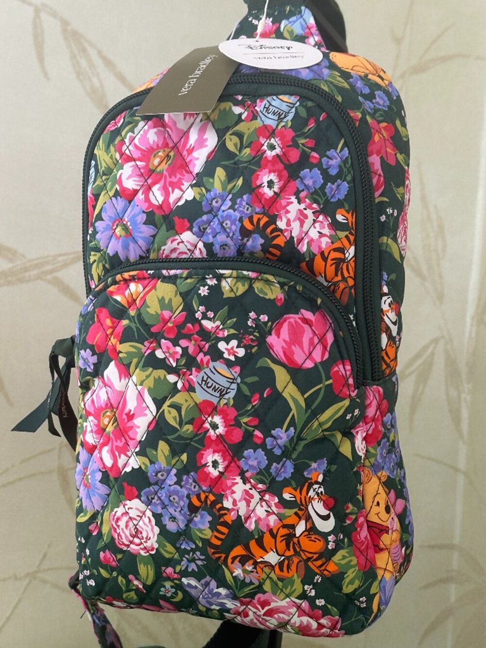 VERA BRADLEY X DISNEY WINNIE THE POOH LORMAN SLING BACKPACK:NWT SPRINGTIME #3